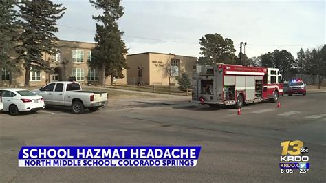 Hazmat Team responds to Colorado Springs middle school, students ...