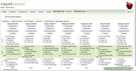 Menus for Assisted Living Facilities - Get a FREE Sample