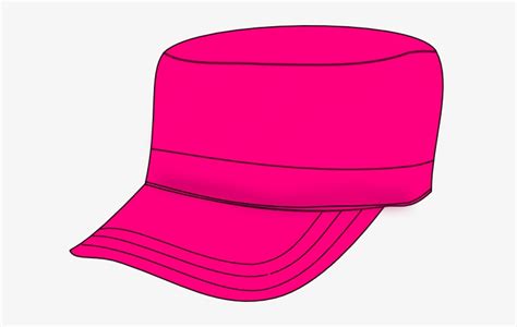 Pink Army Hat Clip Art At Clker - Army - 600x439 PNG Download - PNGkit
