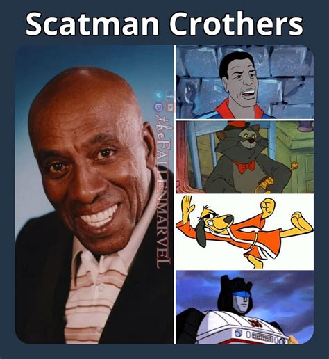 Scatman Crothers (May 23, 1910 – November 22, 1986) a pioneer actor and musician, lent his voice ...