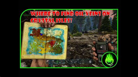 ARK: WHERE TO FIND OIL VEINS ON CRYSTAL ISLES! - YouTube