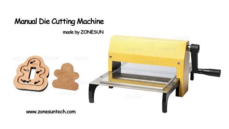 How To Use The Manual Die Cutting Machine - YouTube