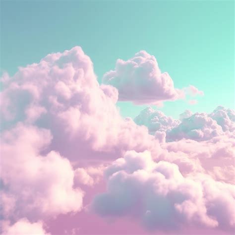 Premium AI Image | white fluffy clouds