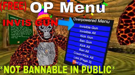 Mod Menu Gorilla Tag 2024 - Neile Winonah