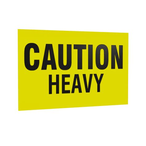 Buy Kenco 3" X 5" Caution Heavy Fluorescent Shipping Label Stickers for Shipping and Packing ...