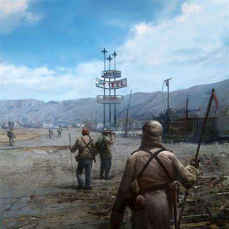 Fallout New Vegas Concept Art iPad Air Wallpapers Free Download