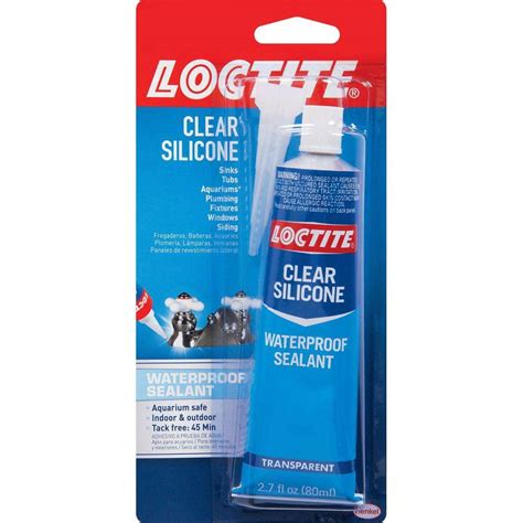 Reviews for Loctite Silicone Waterproof Multipurpose Adhesive Sealant 2.7 oz. Clear Tube (each ...