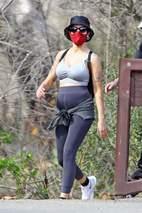 Pregnant HALSEY Out Hiking in Malibu 02/03/2021 – HawtCelebs