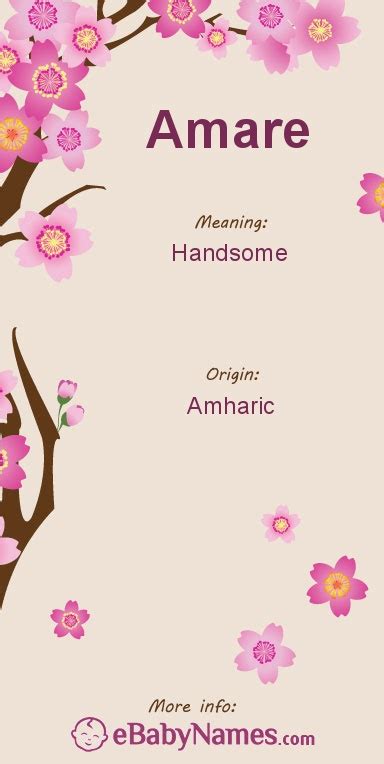 Meaning of Amare: Comes from the Amhar of Ethiopia in 2022 | Girl names ...