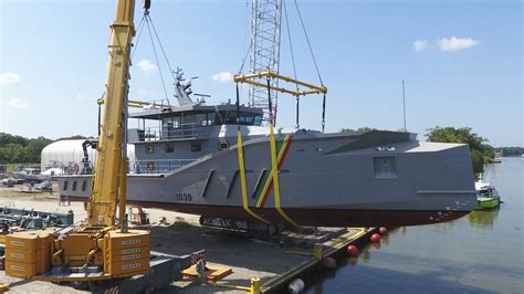 August 4th, 2023: Metal Shark Launches 115-Foot Patrol Vessel for Guyana Defense Force | Metal Shark