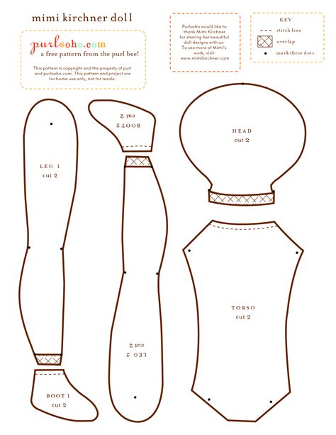 Template Free Rag Doll Patterns To Print This Is Most Definitely A Project For The Girls ...