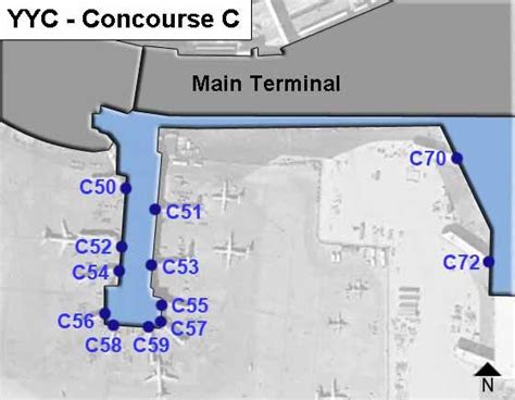 Calgary International Airport Map