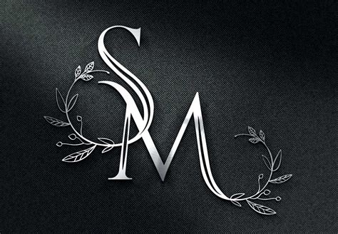 SM Wedding Logo, Initials & Monogram