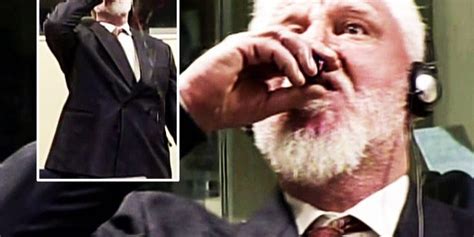 Slobodan Praljak: Bosnian war criminal dies after drinking poison in ...