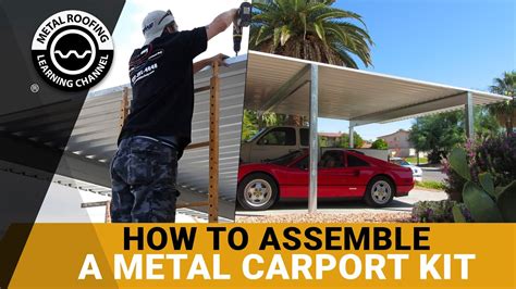 Metal Carport Kit DIY Installation Instructions: Post Layout, Footings ...