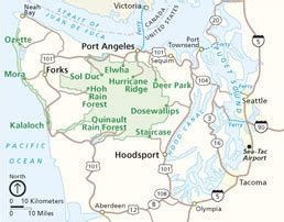 Orientation Information for Olympic Peninsula - Washington and Washington