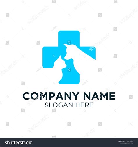 Cat Dog Logo Vector Stock Vector (Royalty Free) 1252856860 | Shutterstock