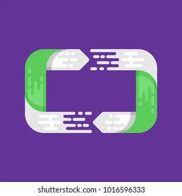 Recycling Symbol Flat Design Style Exchange Stock Vector (Royalty Free) 1016596333 | Shutterstock