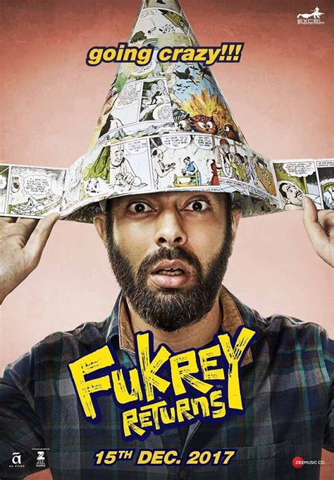 manjot singh looks a little frightened in the new poster of fukrey returns | First look: Fukrey ...