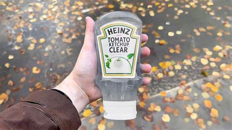 Heinz Tomato Ketchup Clear Is Not Real But I Think We May Know What It Really Is