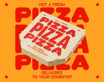 Pizza Box with Cut Corners. 3D model. ProVisual.