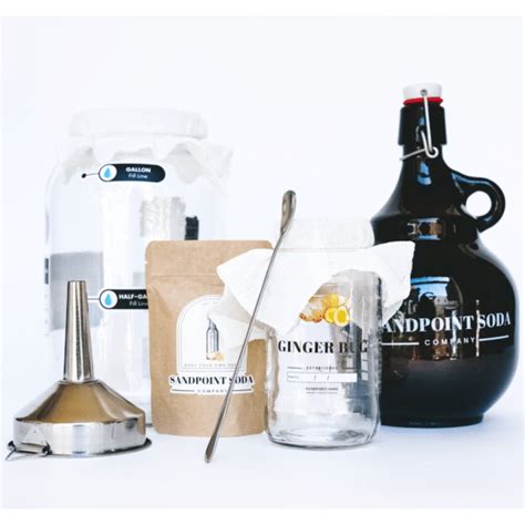 Deluxe Ginger Bug Soda Making Kit - Sandpoint Soda Company