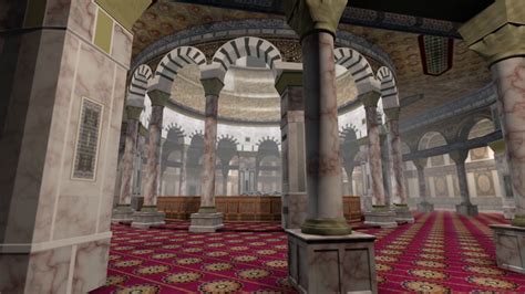 Animation of Dome of the Rock interior in Jerusalem Motion Background ...