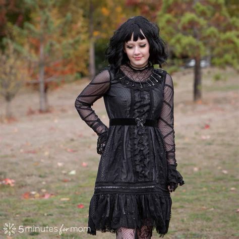 Lydia Deetz Black Dress Musical Costume Cosplay Black, 40% OFF