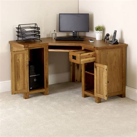 Buy Solid Teak Wood Corner Desk Online | TeakLab