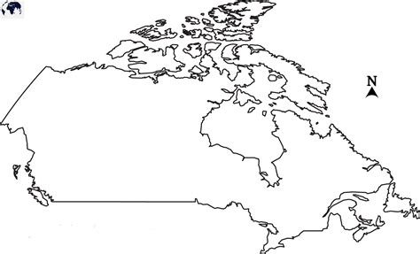 Printable Blank Canada Map Pdf