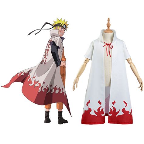 Namikaze Minato Cosplay Cape Fourth Hokage Cloak Yondaime Hokage Cospl ...