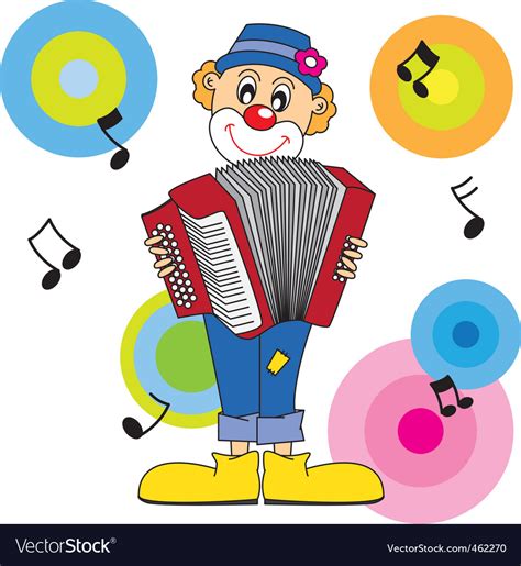 Clown music Royalty Free Vector Image - VectorStock