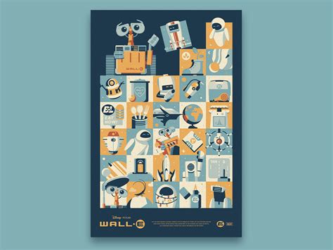 WALL-E Movie Poster by Brian Kumle on Dribbble