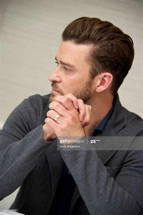 Justin Timberlake at the "Trolls" Press Conference at the Four ...