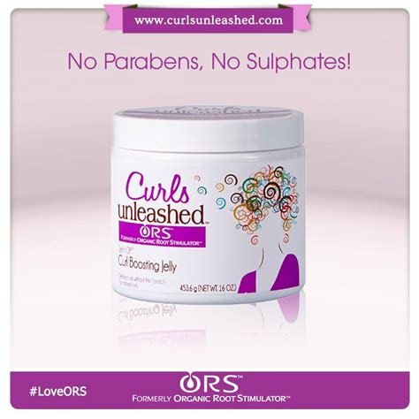 ORS Curls Unleashed. Set it Off - Curl Boosting Jelly Made with soothing aloe veraa, wheat ...