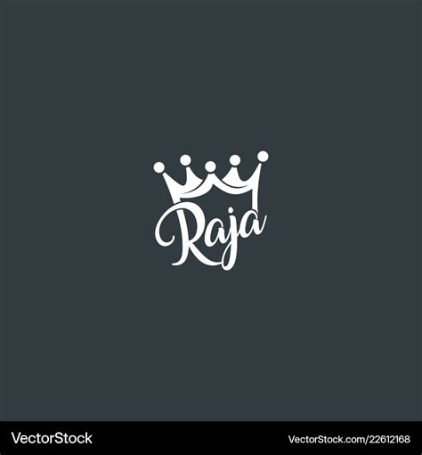 3d Raja Name Logo