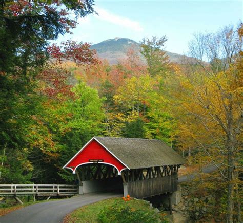 Autumn New England USA | New england fall foliage, Covered bridges ...