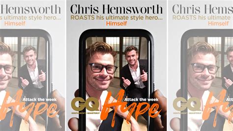 Chris Hemsworth interviews Chris Hemsworth... about Chris Hemsworth ...