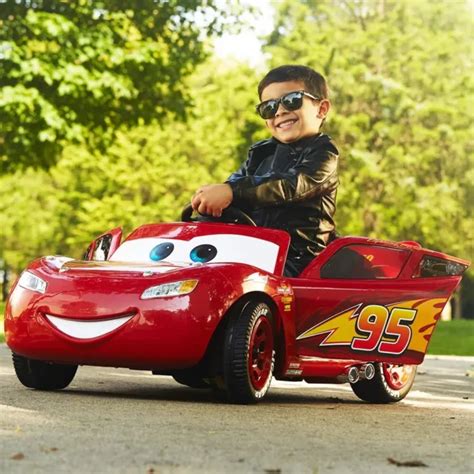 DISNEY PIXAR CARS 3 Lightning McQueen 6V Battery-Powered Ride On Power Wheels $199.99 - PicClick