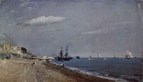 Brighton Beach with colliers - Constable John - WikiArt.org