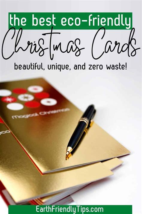 Best Eco-Friendly Christmas Cards - Earth Friendly Tips