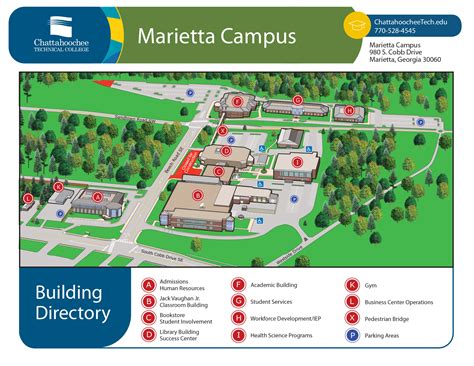 Chattahoochee Tech Marietta Campus Map - map of interstate