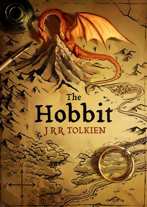 The Hobbit book cover by Johanna Tarkela : r/ImaginaryMiddleEarth