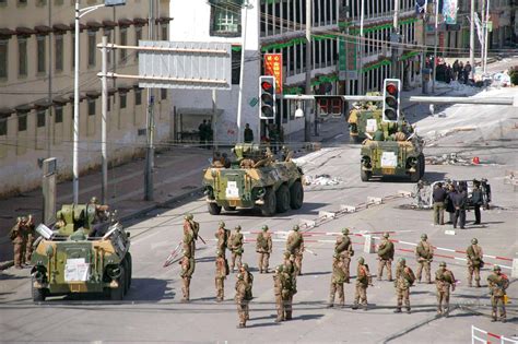 The Chinese communist regime which invaded Tibet in 1949 declared martial law in Lhasa on March ...