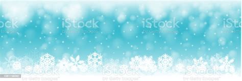 Christmas Background Illustration Christmas Banner With Snow And Snowflakes Stock Illustration ...