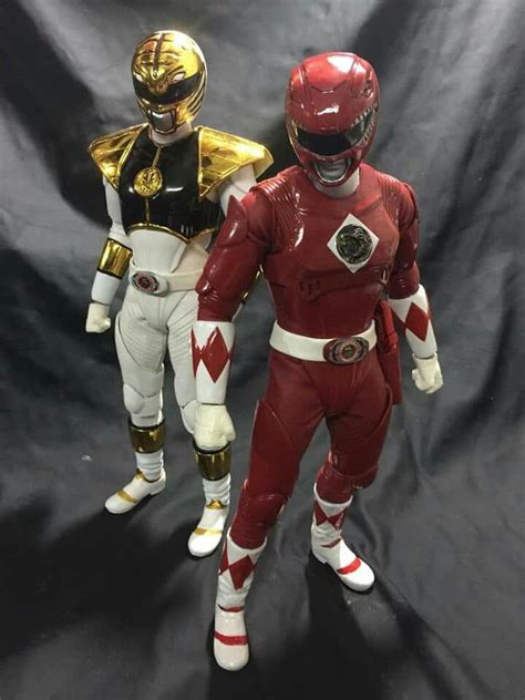 Rise Collectibles MMPR The Movie Red & White Ranger FIgure #∆∆shani ...