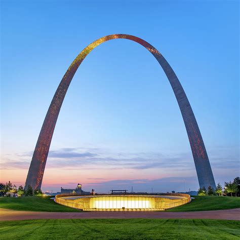 Saint Louis Gateway Arch - Square Format - Color Photograph by Gregory ...