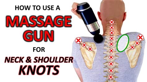 How to Use a Massage Gun to Loosen Tight Neck & Shoulders - YouTube