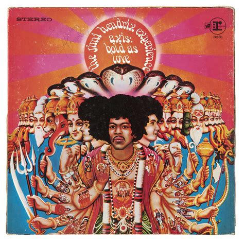 The Jimi Hendrix Experience - Axis: Bold As Love | ジミヘンドリックス, アルバムカバーのデザイン, サイケデリックロック