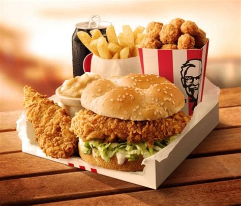 DEAL: KFC $12.95 Zinger Popcorn Box (Zinger Burger, Popcorn Chicken, Tender, Chips, Potato ...